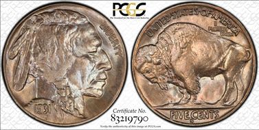 1931-S 5C MS65