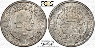 1921-W 2 Kr 400th Ann. Political Lib. MS65