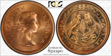1953 1/4D PR67RD