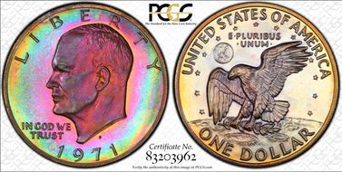 1971-S $1 Silver PR68
