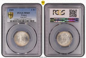 1909 1 Fr Gad-467 F-217 MS65