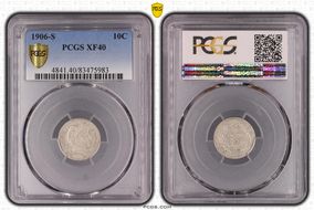 1906-S 10C XF40