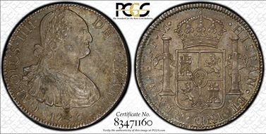 1793-Mo FM 8 R Yon-M8-93 Calico-955 MS62