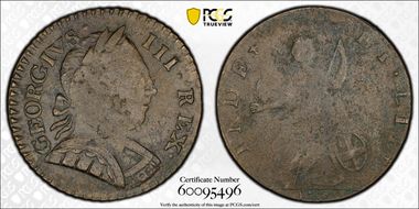 1788 VT 1/2P Georgivs III Rex, RR-31 VF30BN