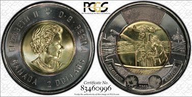 2016 $2 Battle of the Atlantic MS67