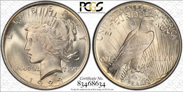 1923 $1 MS66