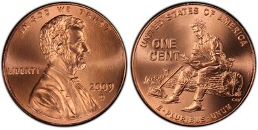 2009-D 1C Lincoln-Formative Years MS66+ RD