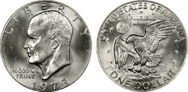 1973-D $1 MS64