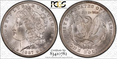 1887-O $1 MS65+