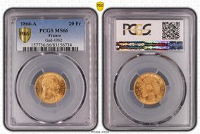 1866-A 20 Fr Gad-1062 F-532 MS66