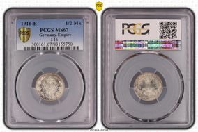 1916-E 1/2 Mk J-16 MS67