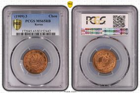 (1909) 3 Chon MS65RB