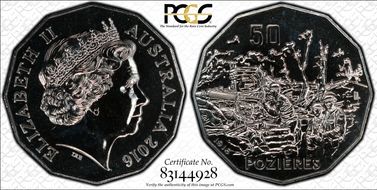 2016 50C Pozieres MS68