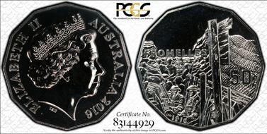 2016 50C Fromelles MS69