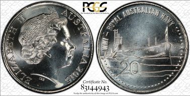 2015 20C Royal Australian Navy MS65