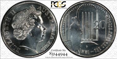 2015 20C The Unknown Soldier MS65