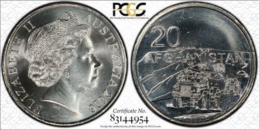 2016 20C Afghanistan MS64