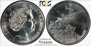 2016 20C Darwin Bombing MS65