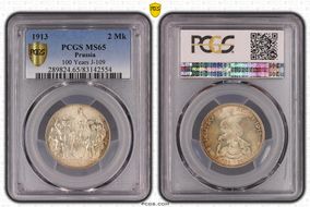 1913 2 Mk 100 Years J-109 MS65