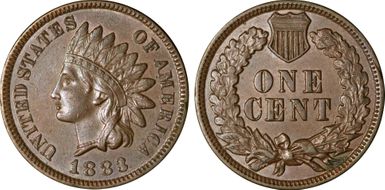 1883 1C AU58BN
