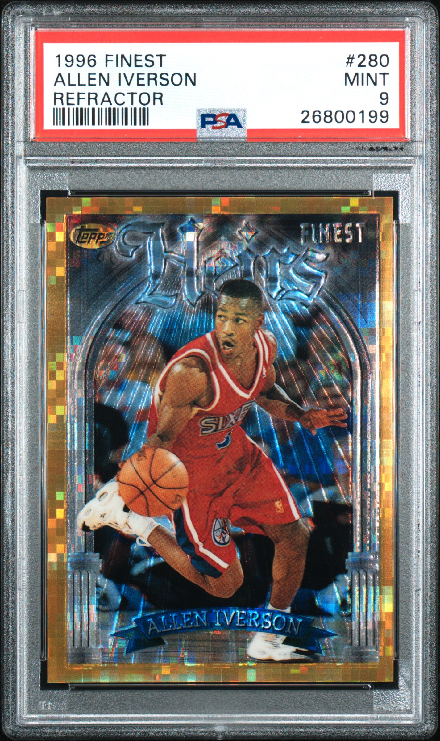 dennispatrickzender's 1996 Finest #280 Allen Iverson Refractor