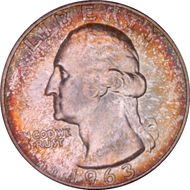 1963-D 25C MS67