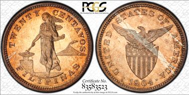 1904-S 20C MS66