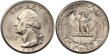 1935 25C MS67