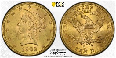 1903-S $10 MS64