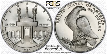 1984-S $1 Olympic PR69DCAM