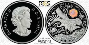 2014 $15 Maple of Longevity PR70DCAM