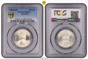 1961(m) Florin MS65