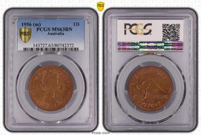 1956 (m) 1D MS63BN