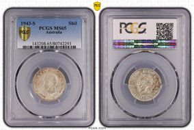 1943-S Shil KM-39  Ag MS65