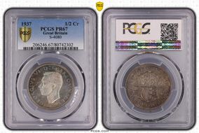 1937 1/2 Cr S-4080 PR67