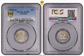 1952(m) 6D KM-45  Ag AU55