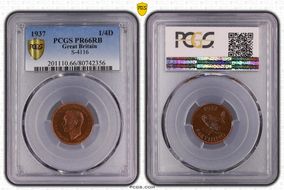 1937 1/4D S-4116 PR66RB