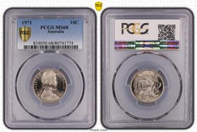 1971 10C MS68