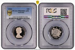 1966 10C PR69DCAM