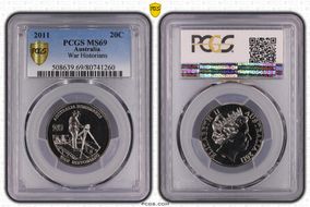 2011 20C War Historians MS69
