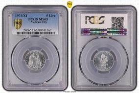 1973/XI 5 Lire MS65