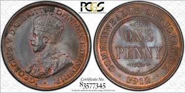1912-H 1D MS64BN
