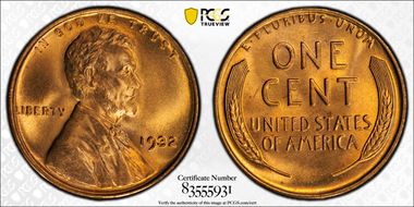 1932 1C MS67RD