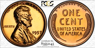 1957 1C PR67RD
