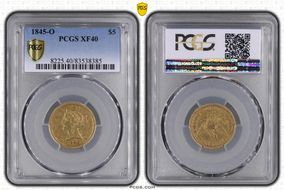 1845-O $5 XF40