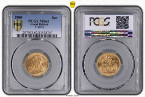 1900 Sov S-3874 MS62