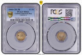 1846-CR JB 1/2 R CRESCA MS63