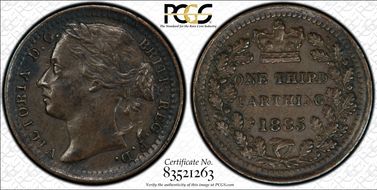 1885 1/3 Far S-3960 AU53BN