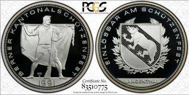 1991 HF 50 Fr Bern Haberling-41a PR69DCAM