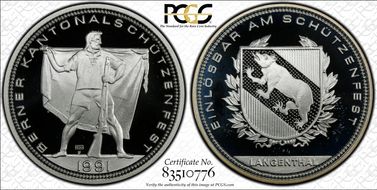 1991 HF 50 Fr Bern Haberling-41a PR67DCAM